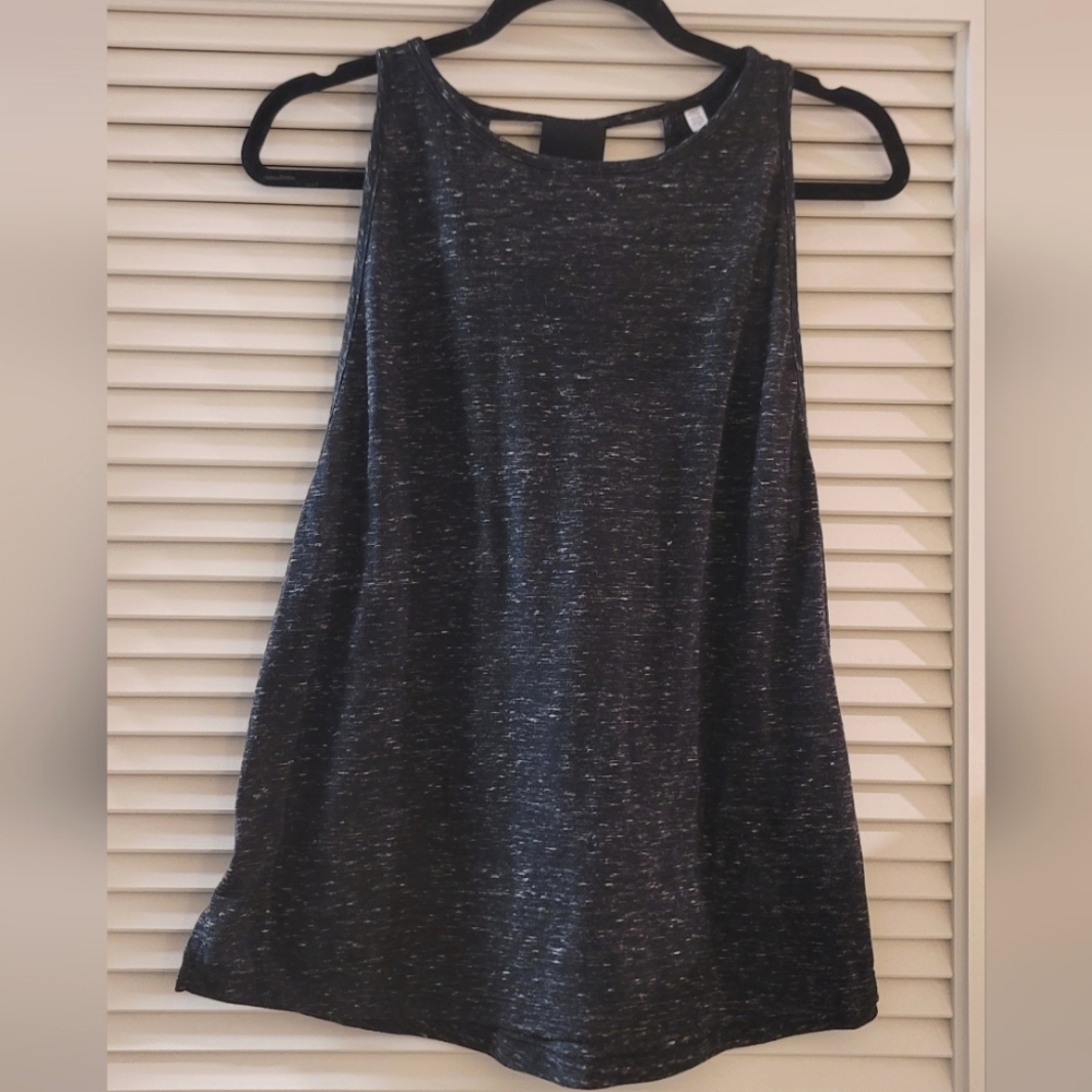 VSX Black and Heather Gray Athletic Tank Top